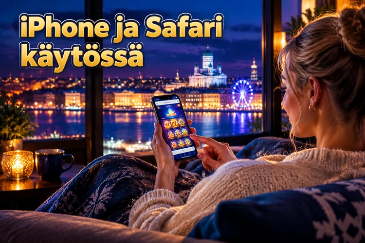 iPhone ja Safari käytössä