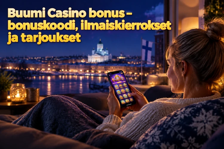 Buumi Casino bonus - bonuskoodi, ilmaiskierrokset ja tarjoukset