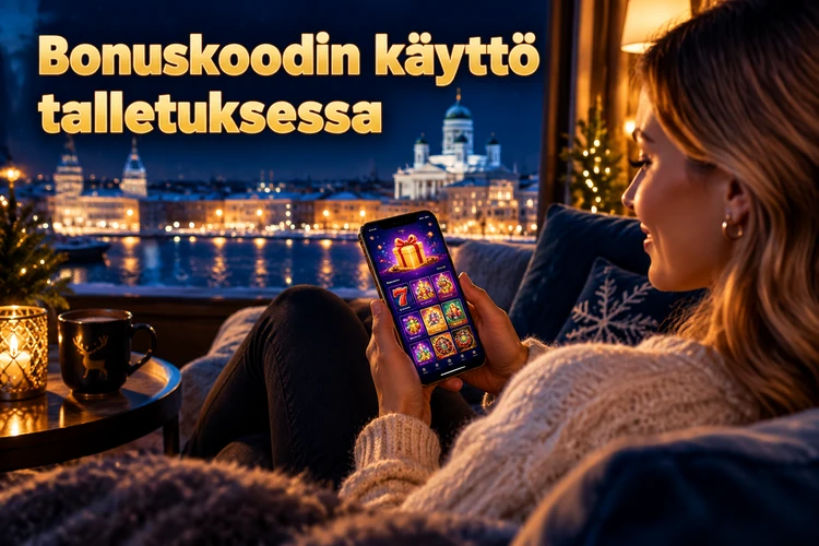 Bonuskoodin käyttö talletuksessa