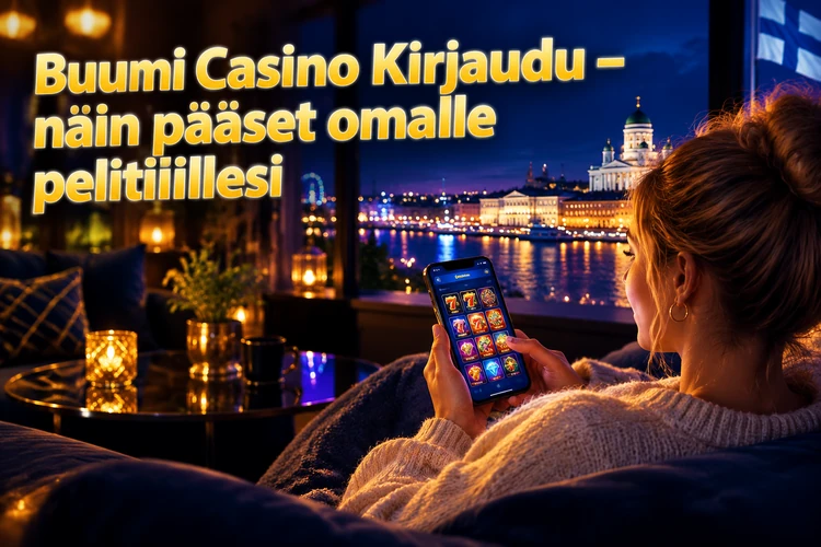 Buumi Casino Kirjaudu - näin pääset omalle pelitilillesi