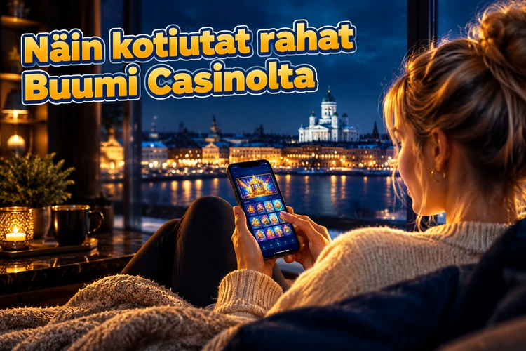 Näin kotiutat rahat Buumi Casinolta